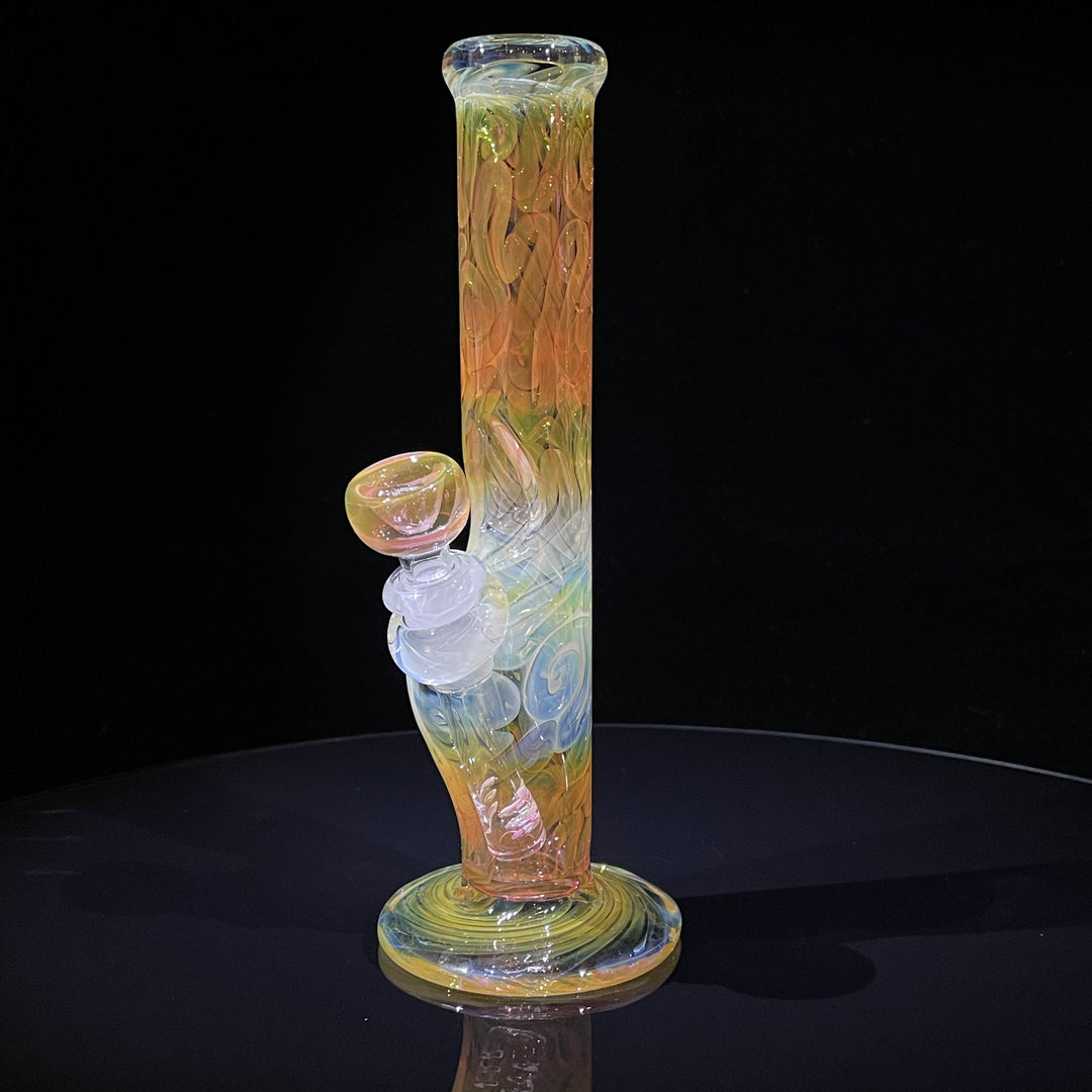 9" Fumed Squiggle Straight Bong Glass Pipe Mary Jane's Glass