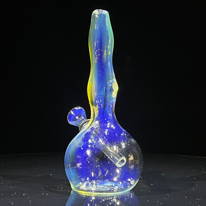 5" Silver Fumed Mini Bong Glass Pipe Mary Jane's Glass