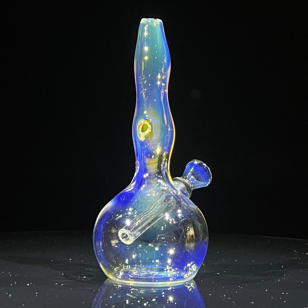 5" Silver Fumed Mini Bong Glass Pipe Mary Jane's Glass