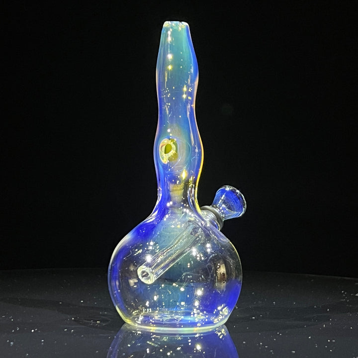 5" Silver Fumed Mini Bong Glass Pipe Mary Jane's Glass