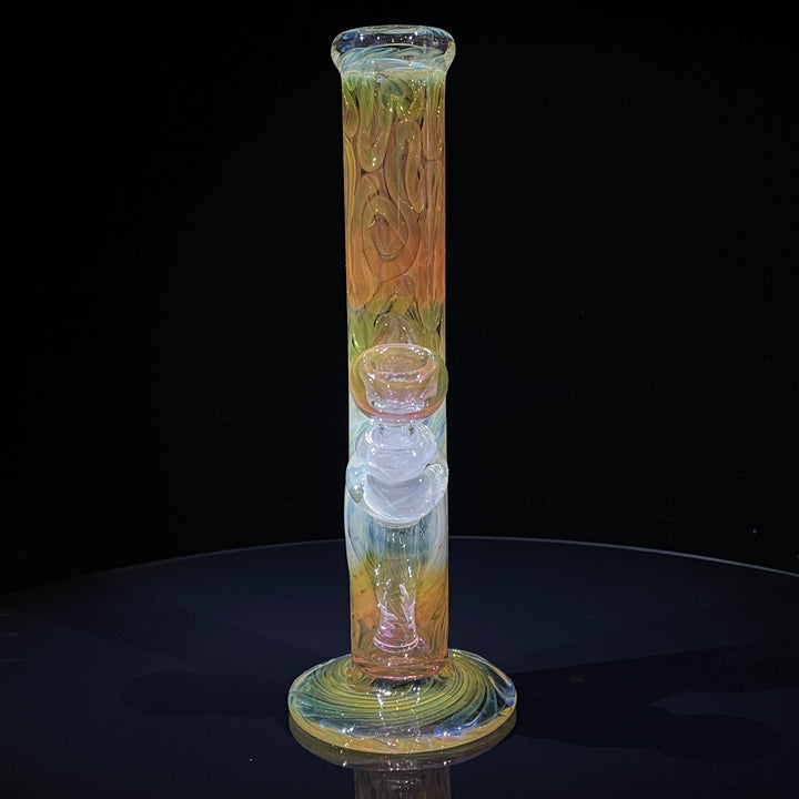 9" Fumed Squiggle Straight Bong Glass Pipe Mary Jane's Glass