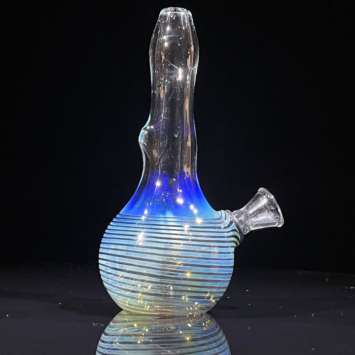 5" Fumed Color Rake Mini Bong Glass Pipe Mary Jane's Glass