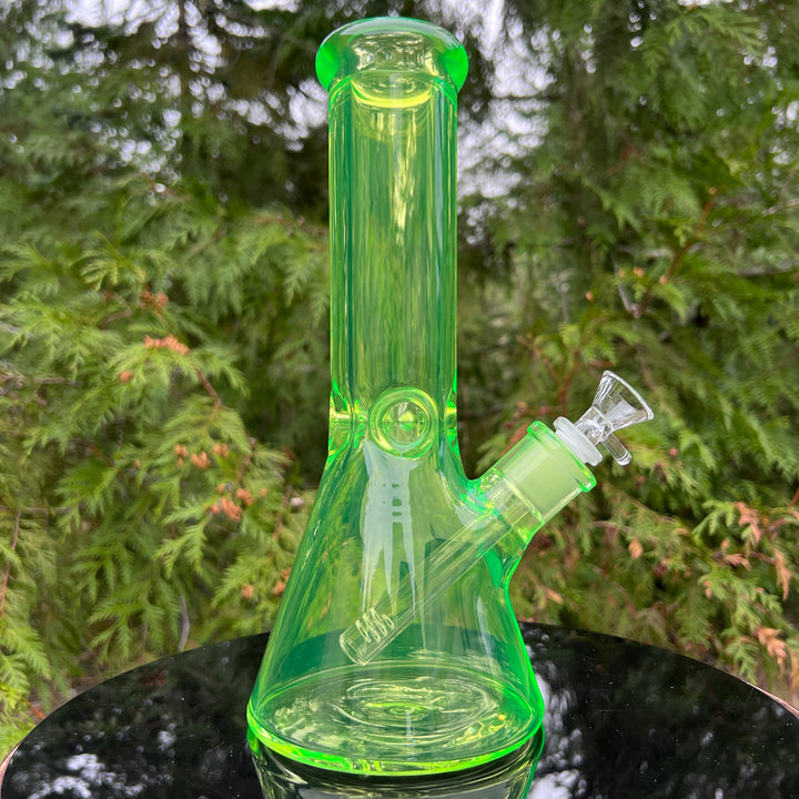 Bright Slyme 10" Thick 9 mm Bong Glass Pipe TG   