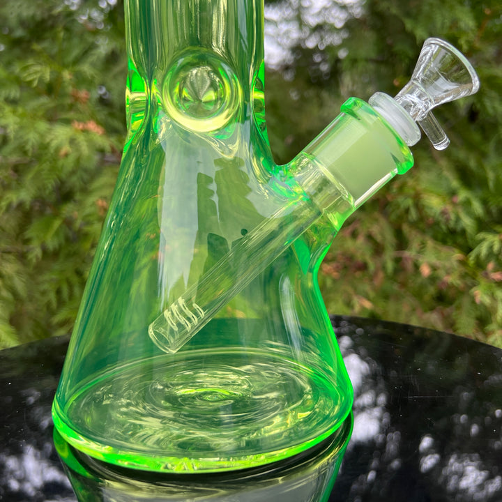 Bright Slyme 10" Thick 9 mm Bong Glass Pipe TG   