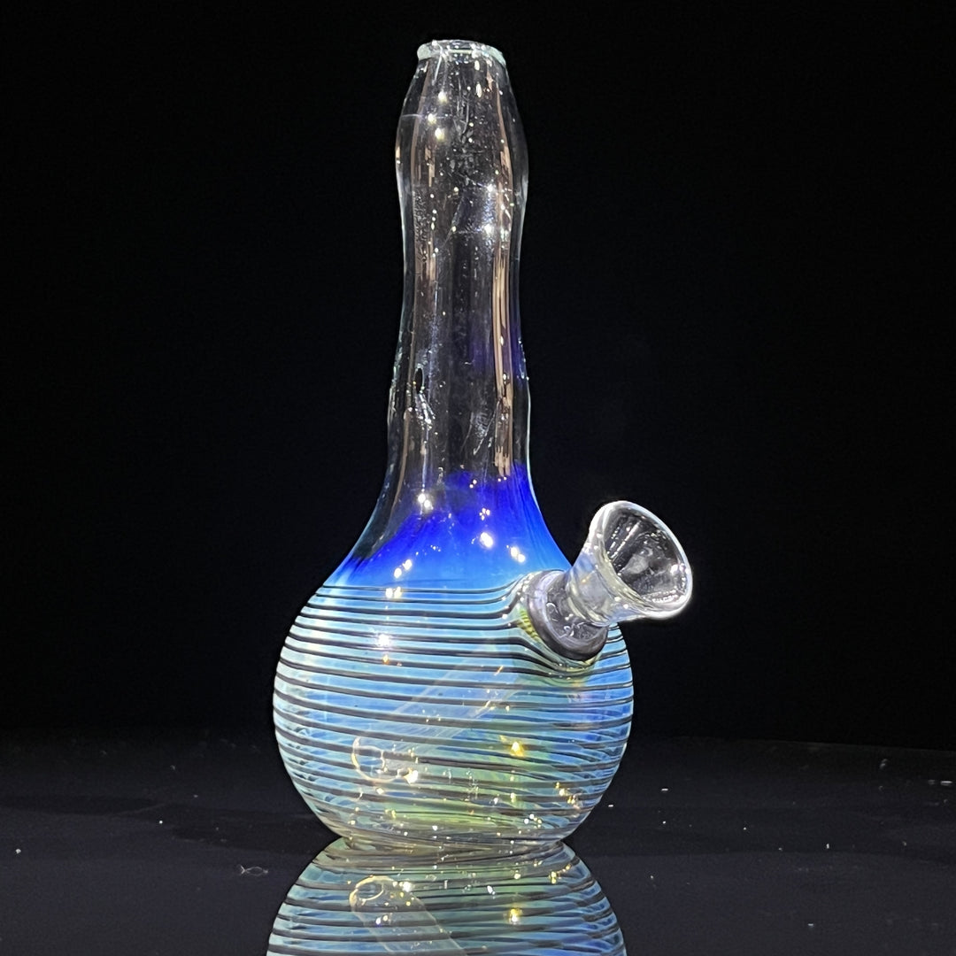 5" Fumed Color Rake Mini Bong Glass Pipe Mary Jane's Glass