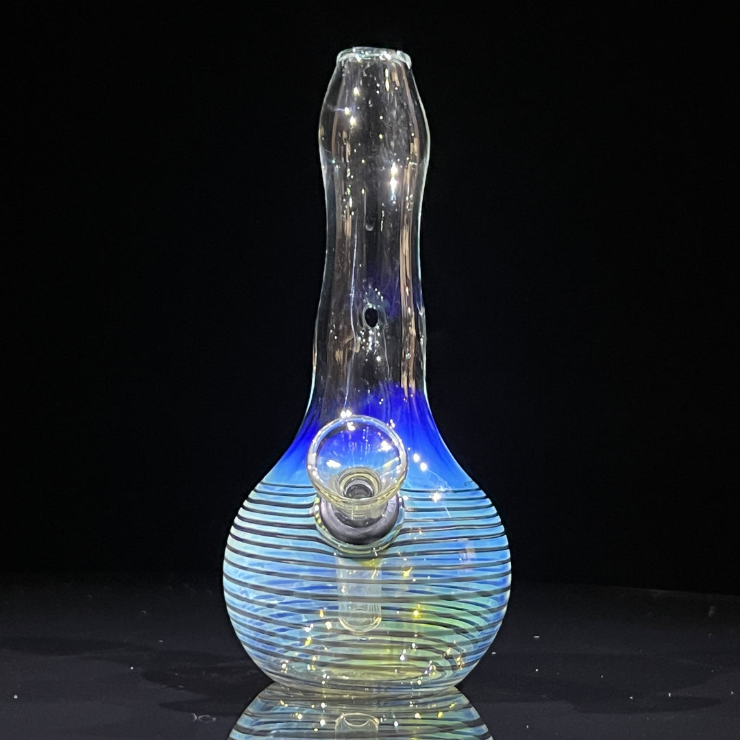 5" Fumed Color Rake Mini Bong Glass Pipe Mary Jane's Glass