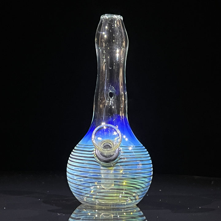 5" Fumed Color Rake Mini Bong Glass Pipe Mary Jane's Glass