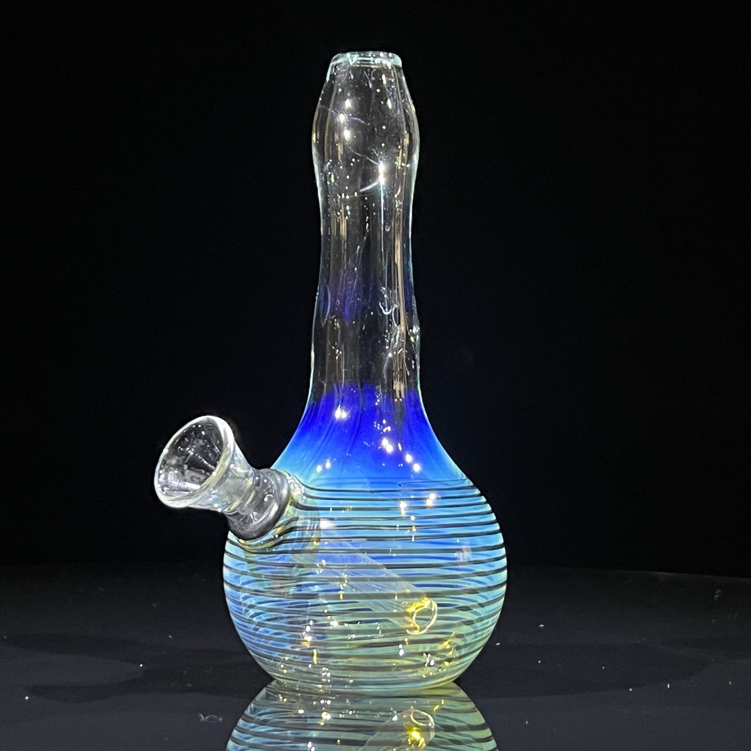 5" Fumed Color Rake Mini Bong Glass Pipe Mary Jane's Glass