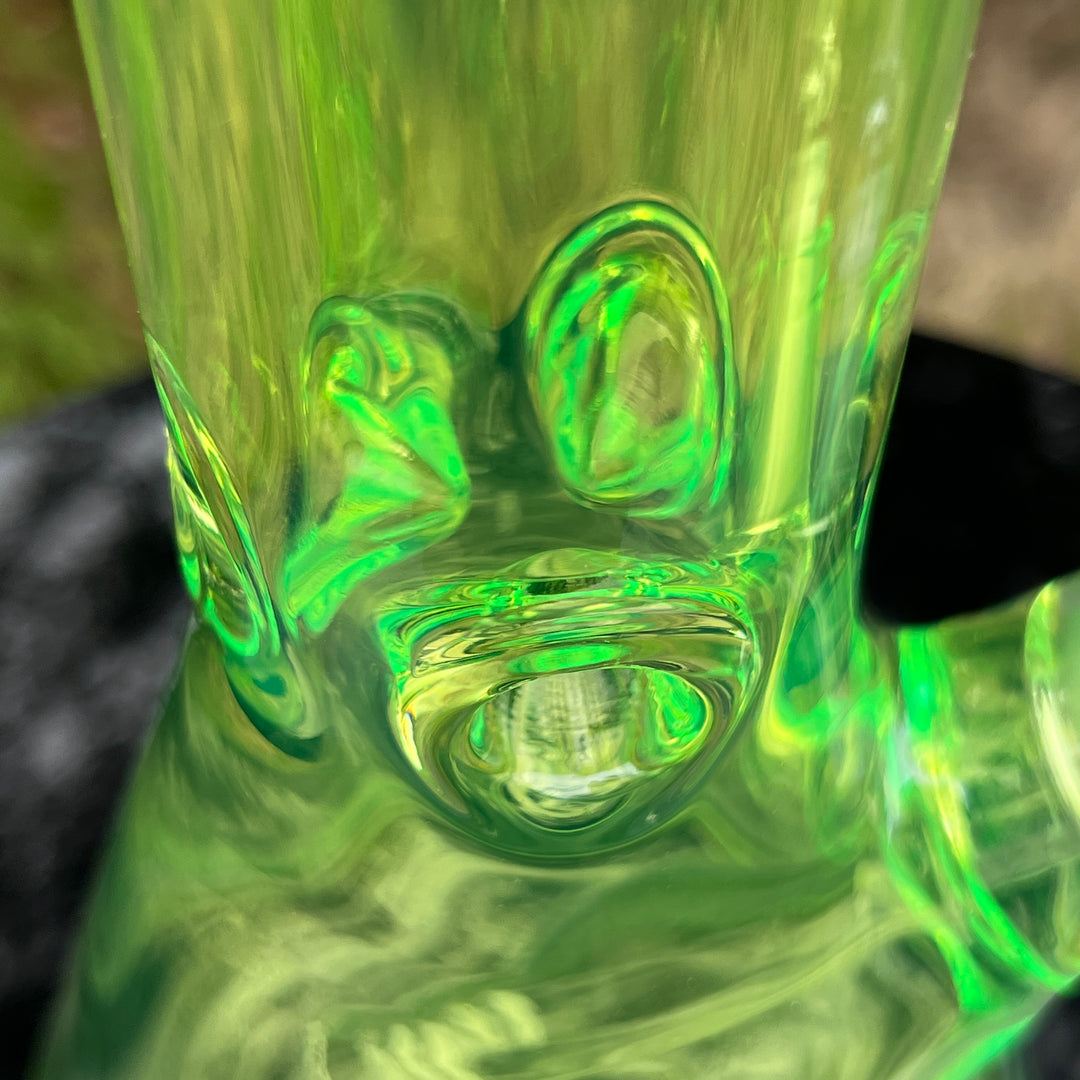 Bright Slyme 10" Thick 9 mm Bong Glass Pipe TG   