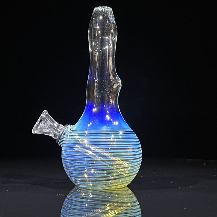 5" Fumed Color Rake Mini Bong Glass Pipe Mary Jane's Glass