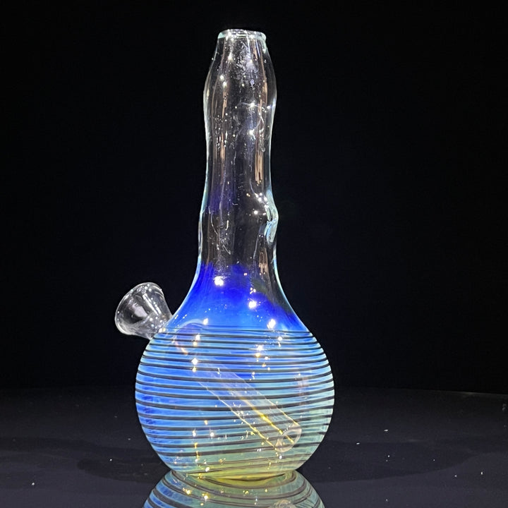 5" Fumed Color Rake Mini Bong Glass Pipe Mary Jane's Glass