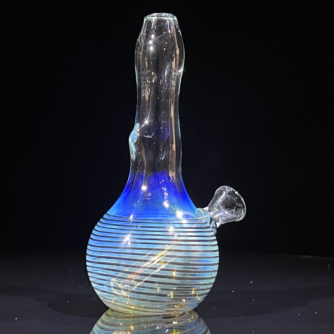 5" Fumed Color Rake Mini Bong Glass Pipe Mary Jane's Glass