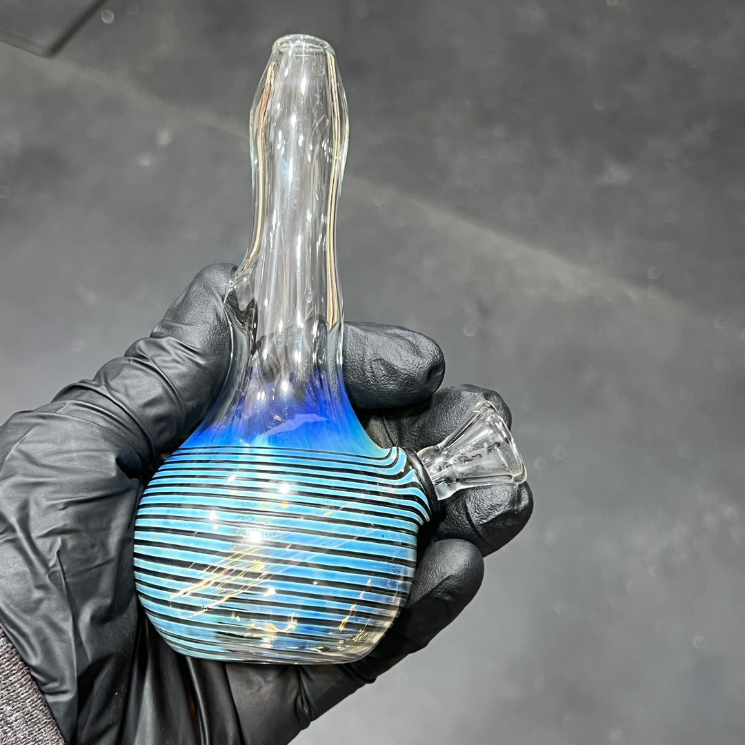 5" Fumed Color Rake Mini Bong Glass Pipe Mary Jane's Glass