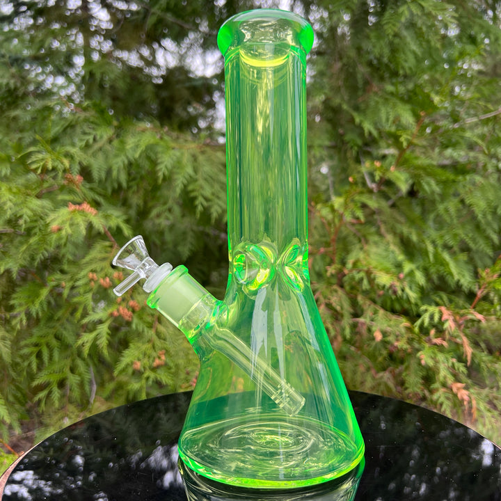 Bright Slyme 10" Thick 9 mm Bong Glass Pipe TG   