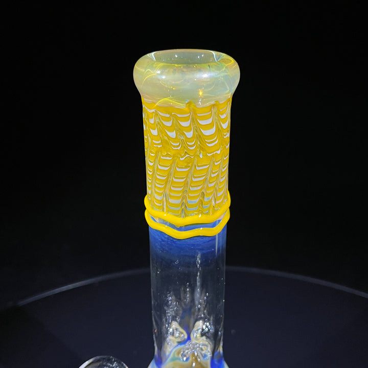 9" Color Rake Beaker Bong Glass Pipe Mary Jane's Glass