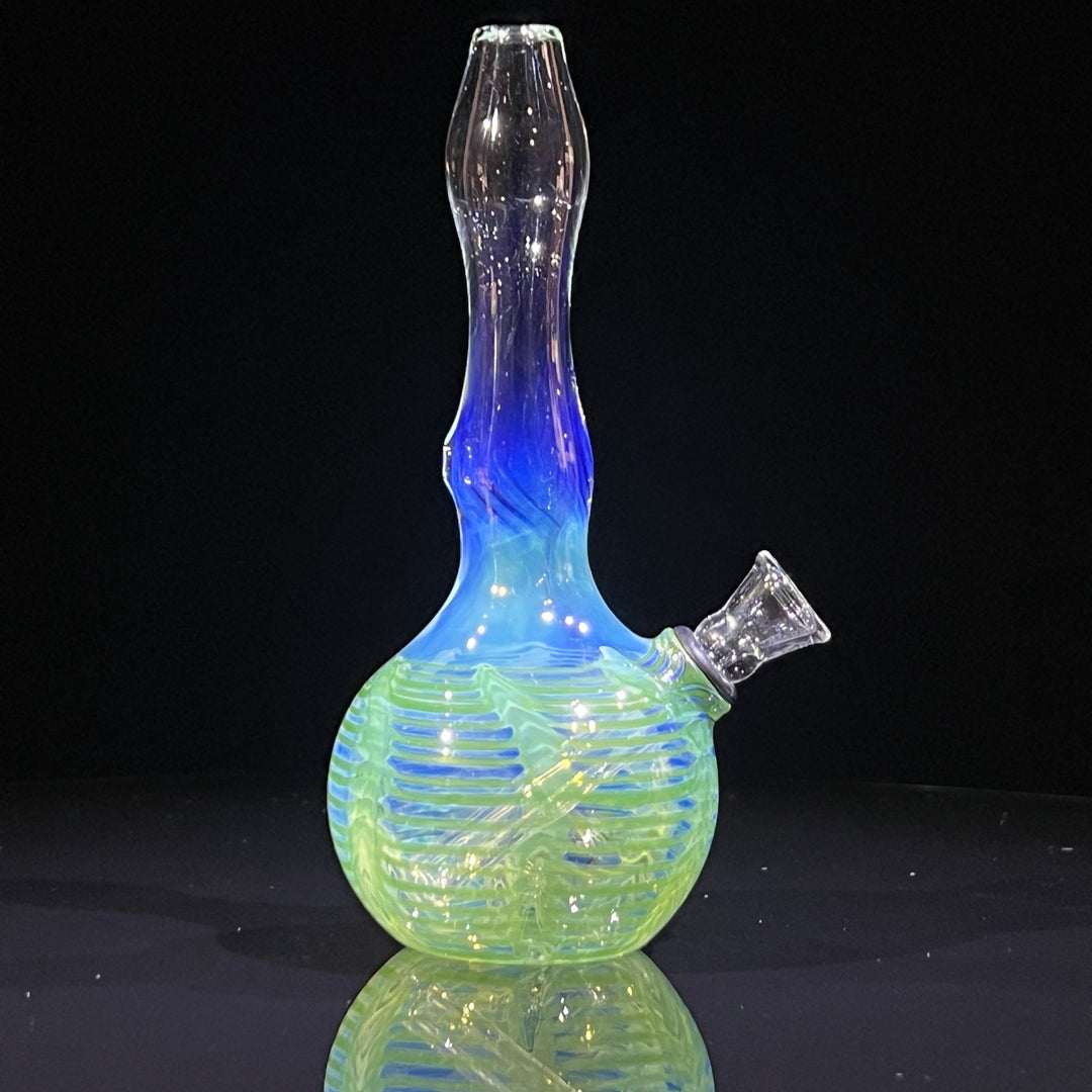 5" Fumed Color Rake Mini Bong Glass Pipe Mary Jane's Glass