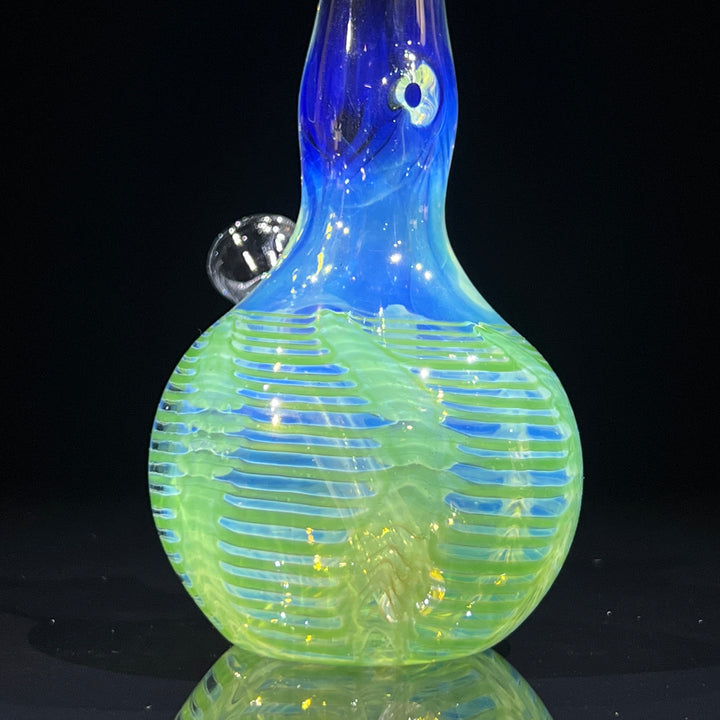 5" Fumed Color Rake Mini Bong Glass Pipe Mary Jane's Glass