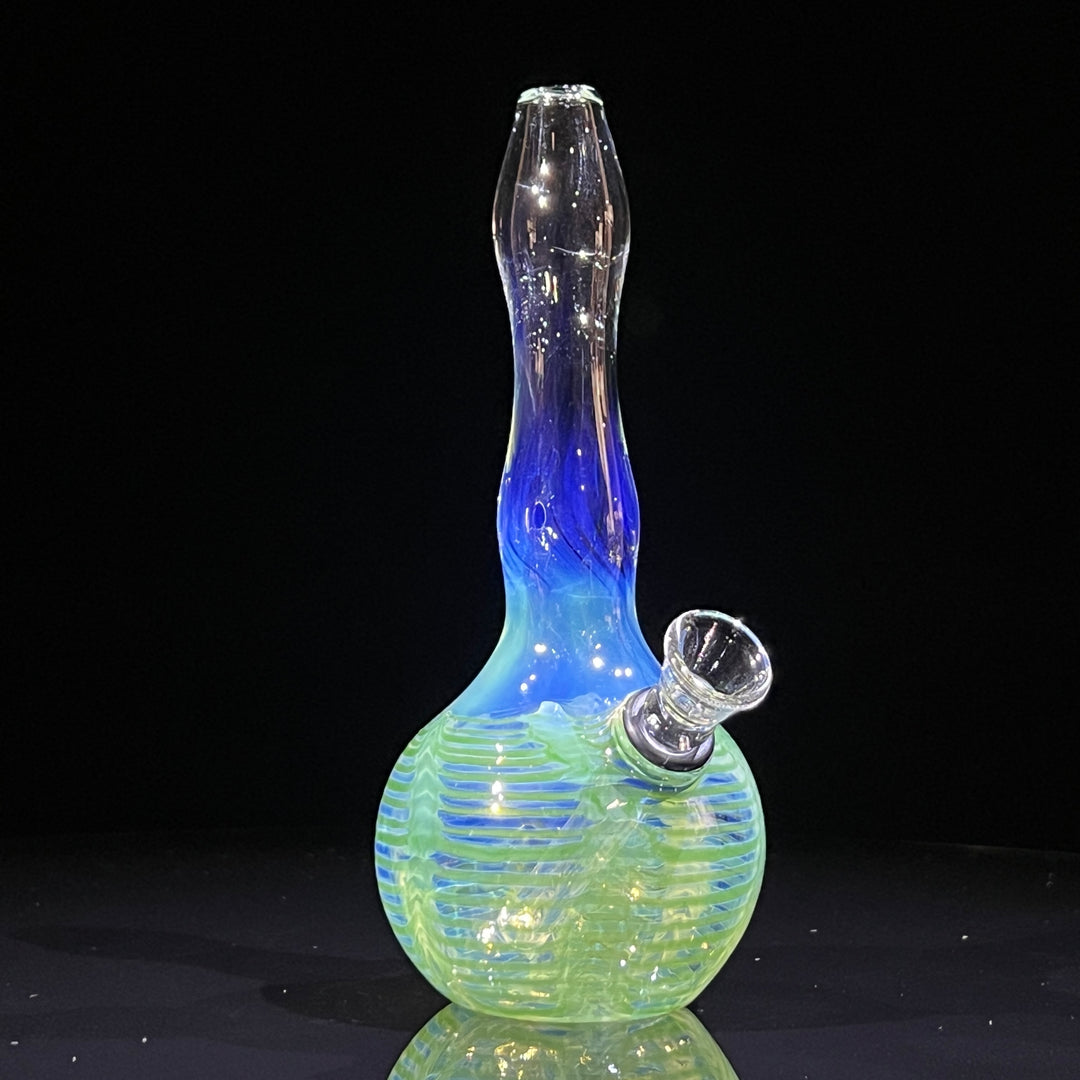 5" Fumed Color Rake Mini Bong Glass Pipe Mary Jane's Glass