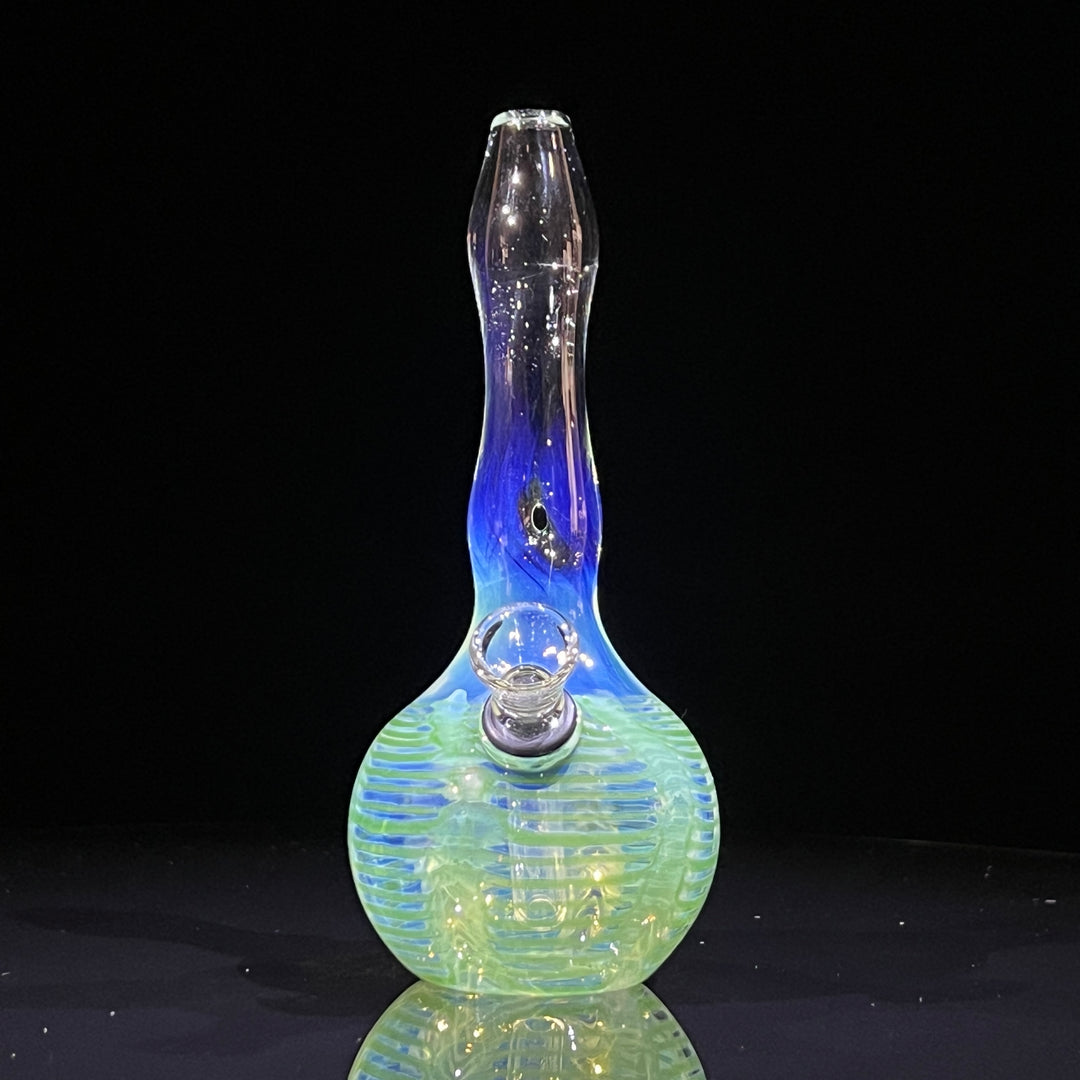 5" Fumed Color Rake Mini Bong Glass Pipe Mary Jane's Glass