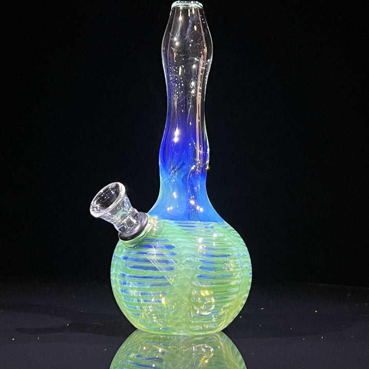 5" Fumed Color Rake Mini Bong Glass Pipe Mary Jane's Glass