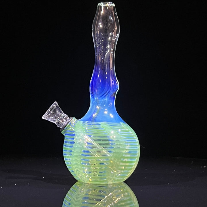 5" Fumed Color Rake Mini Bong Glass Pipe Mary Jane's Glass