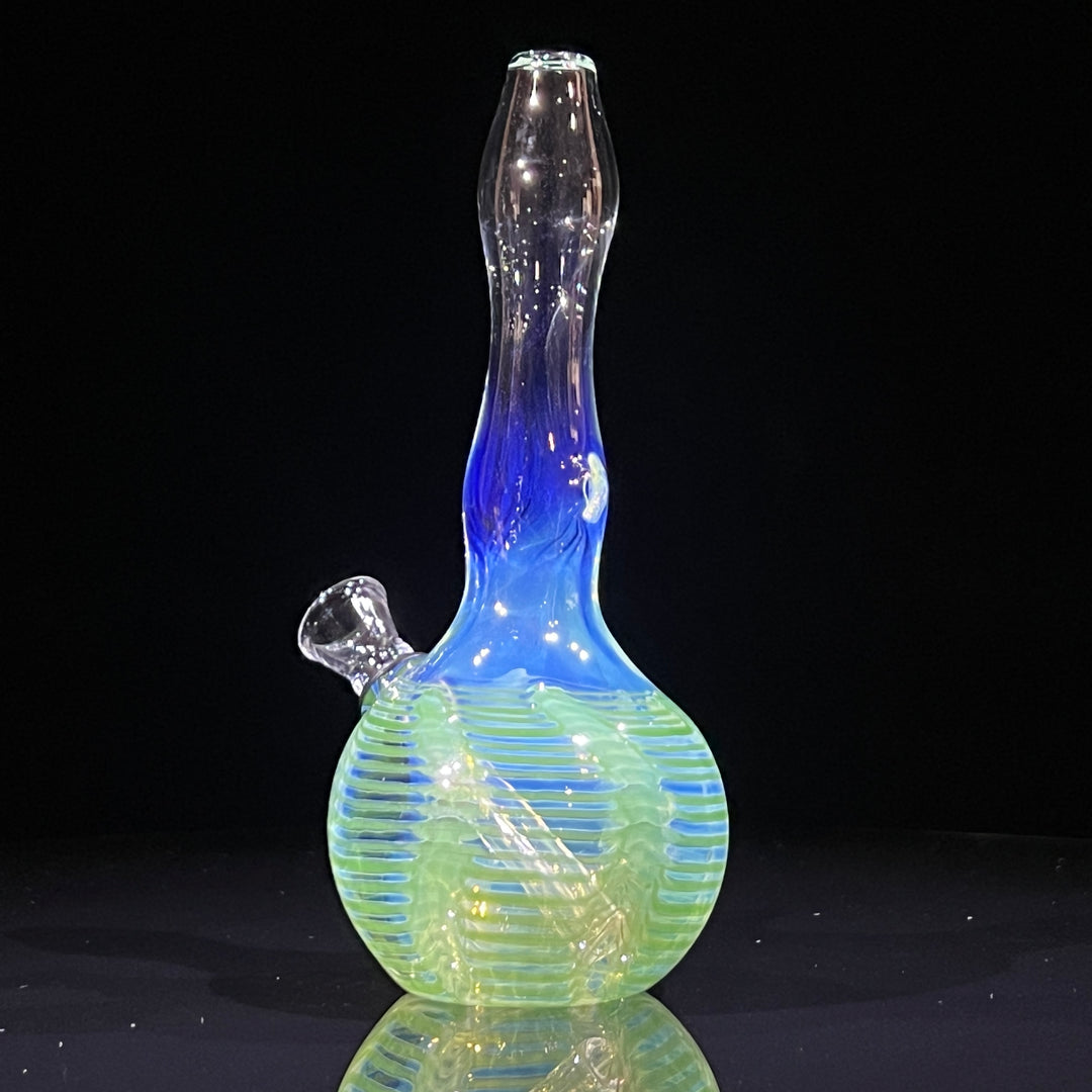 5" Fumed Color Rake Mini Bong Glass Pipe Mary Jane's Glass