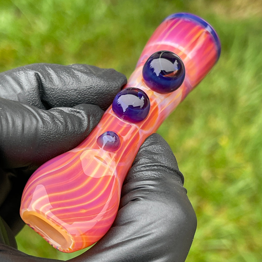 Serendipity Chillum Glass Pipe Tako Glass   