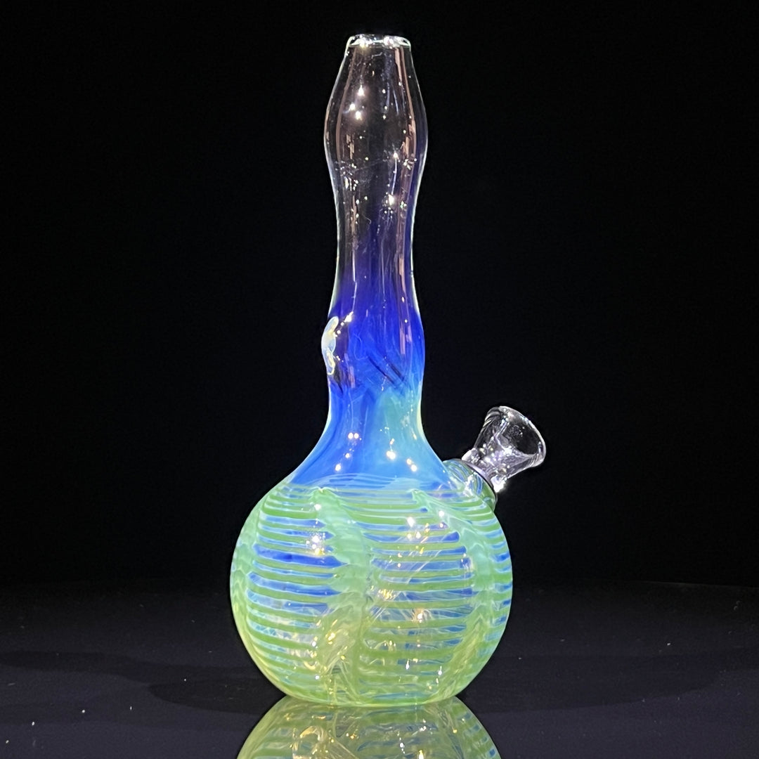 5" Fumed Color Rake Mini Bong Glass Pipe Mary Jane's Glass