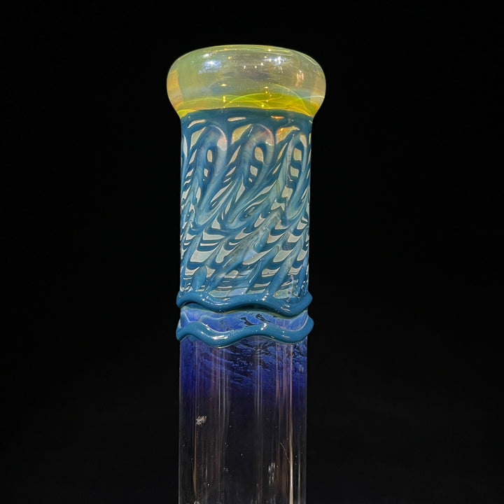 9" Color Rake Beaker Bong Glass Pipe Mary Jane's Glass