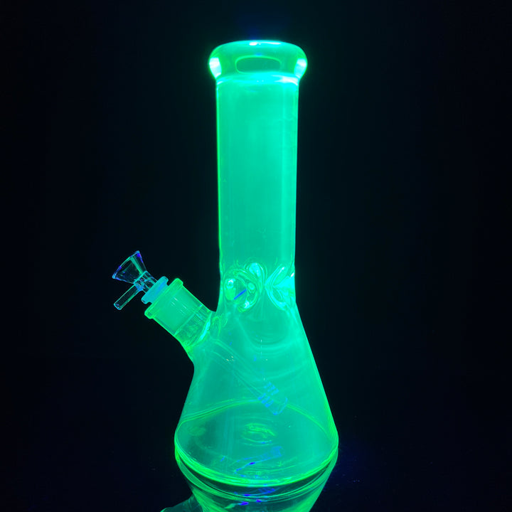 Bright Slyme 10" Thick 9 mm Bong Glass Pipe TG   