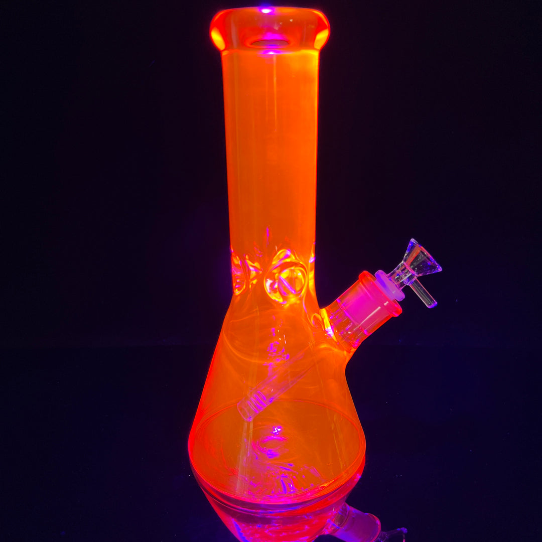 Bright Pink 10" Thick 9 mm Bong Glass Pipe TG   