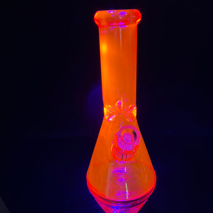 Bright Pink 10" Thick 9 mm Bong Glass Pipe TG   