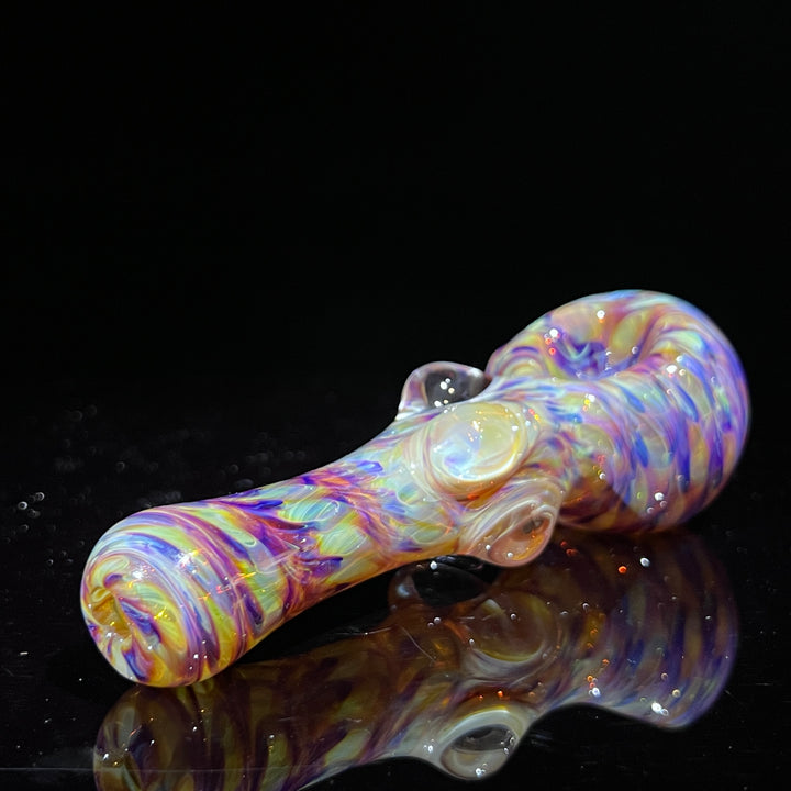 Multi-colored Marble Spoon Glass Pipe Jedi Glassworks   