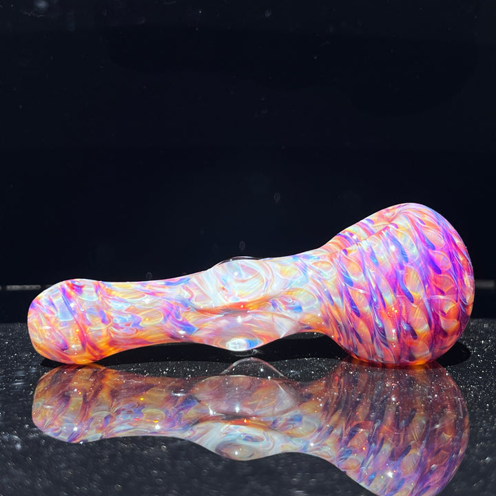 Multi-colored Marble Spoon Glass Pipe Jedi Glassworks   