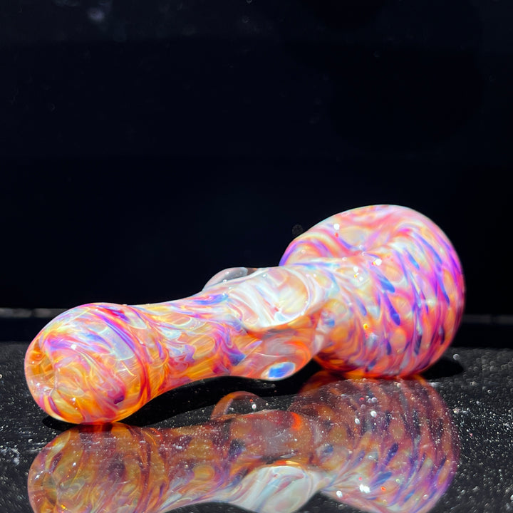 Multi-colored Marble Spoon Glass Pipe Jedi Glassworks   