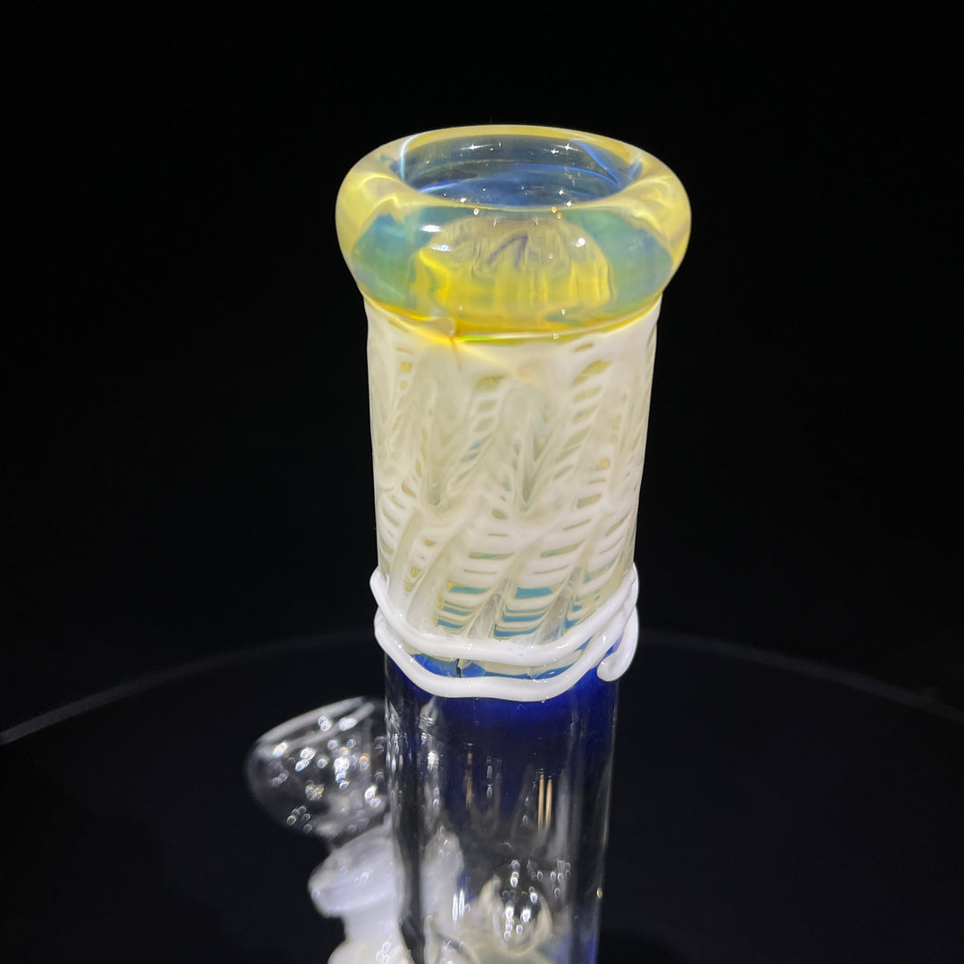 9" Color Rake Beaker Bong Glass Pipe Mary Jane's Glass