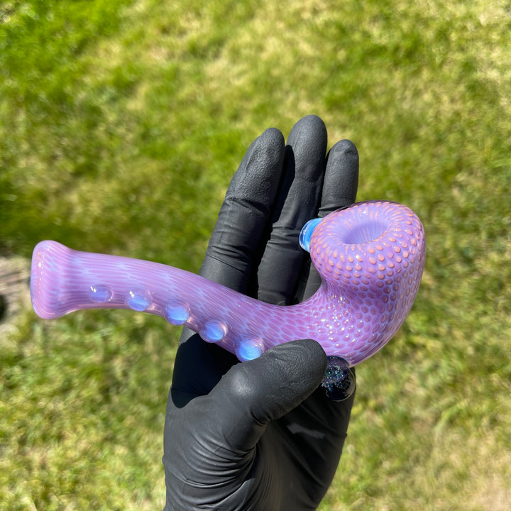 Snake Skin Sherlock Pipe Glass Pipe Firekist Glass   