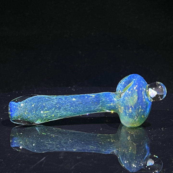 Blue Frit Opal Pipe Glass Pipe Beezy Glass   