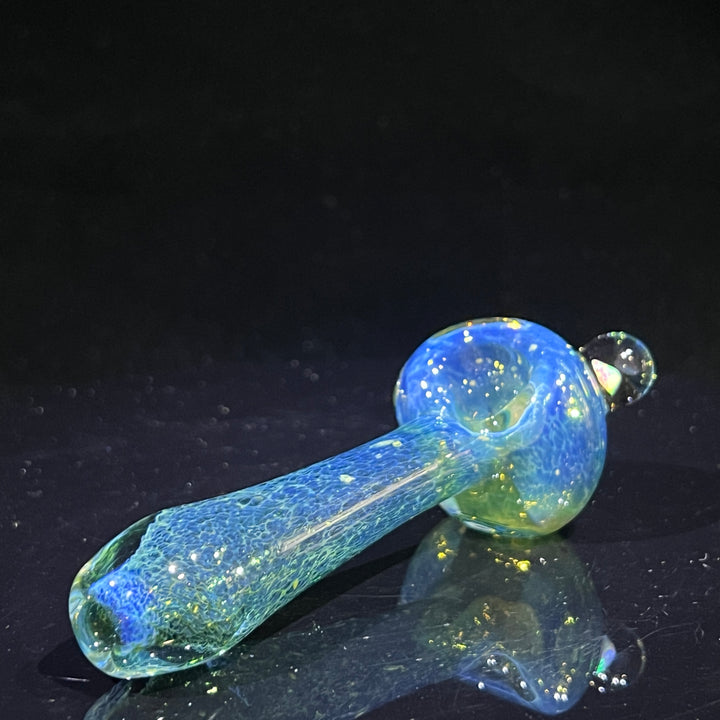 Blue Frit Opal Pipe Glass Pipe Beezy Glass   