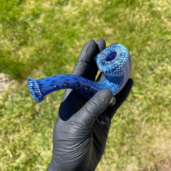 Snake Skin Sherlock Pipe Glass Pipe Firekist Glass   