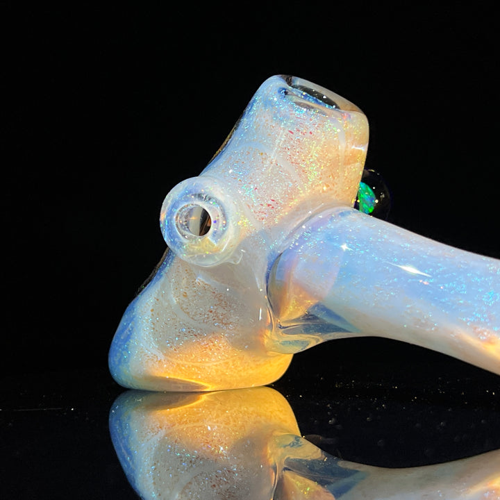 Ghost Opal Dichro Hammer Glass Pipe Tako Glass   