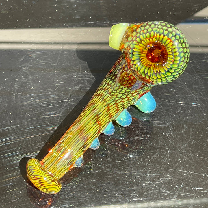 Snake Skin Sherlock Pipe Glass Pipe Firekist Glass   