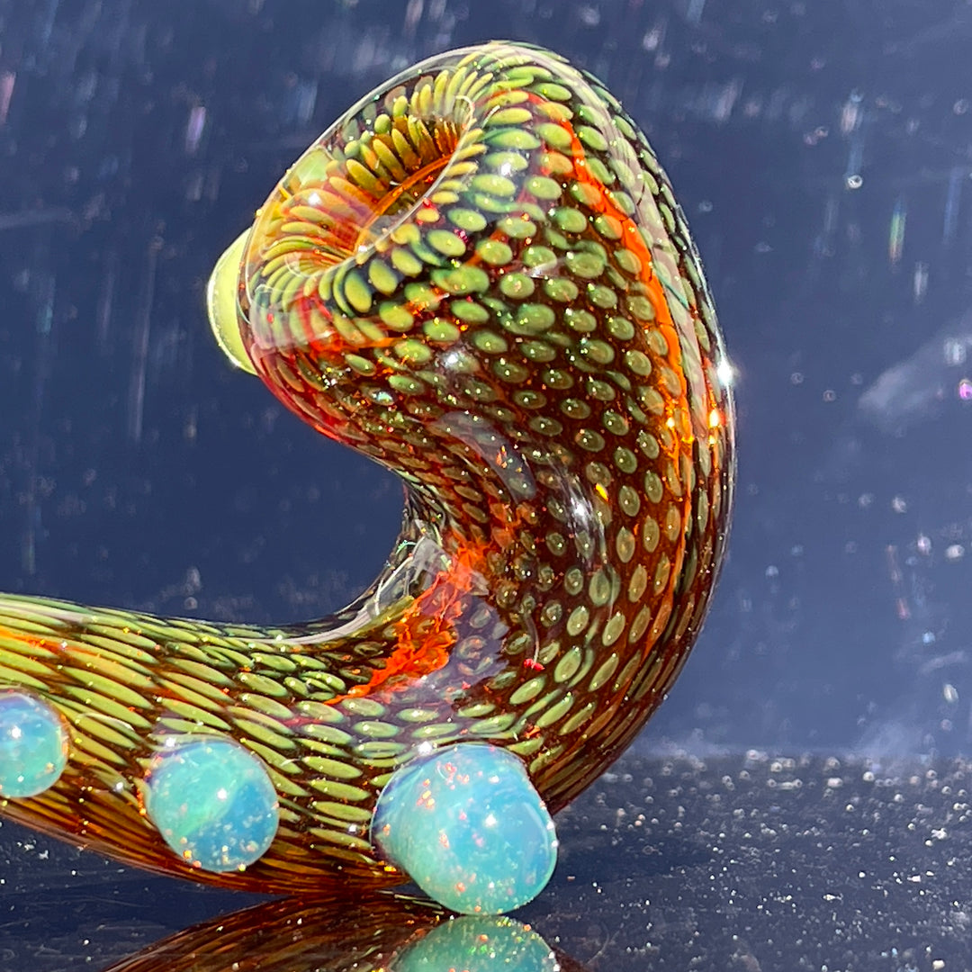 Snake Skin Sherlock Pipe Glass Pipe Firekist Glass   