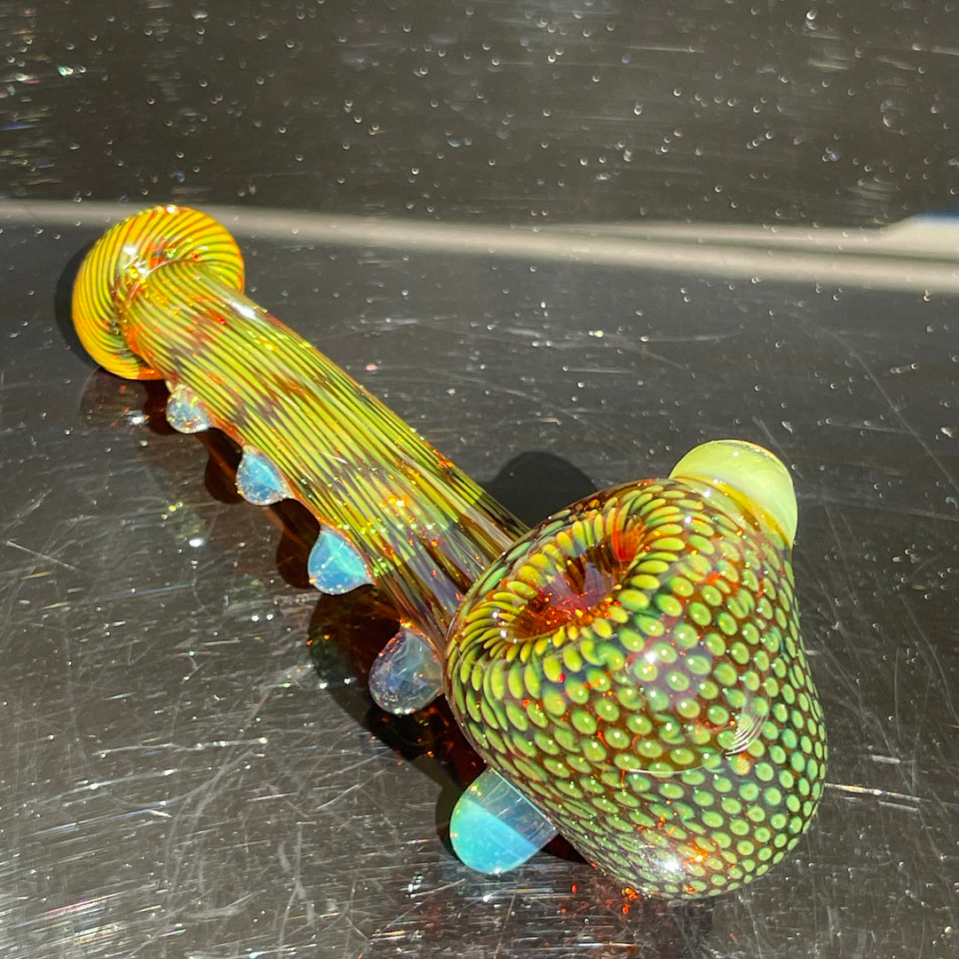 Snake Skin Sherlock Pipe Glass Pipe Firekist Glass   