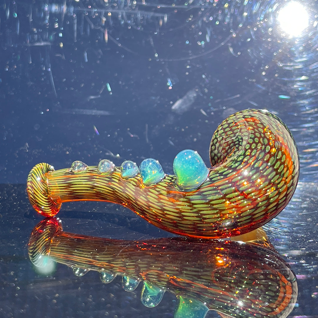 Snake Skin Sherlock Pipe Glass Pipe Firekist Glass   