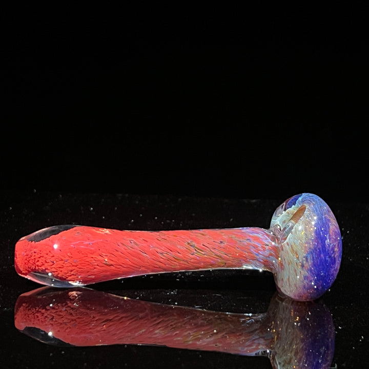 Purple Magic Red Frit Pipe Glass Pipe Beezy Glass