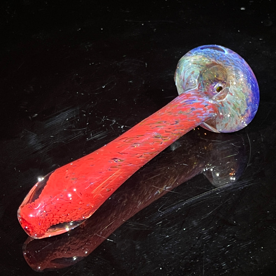 Purple Magic Red Frit Pipe Glass Pipe Beezy Glass