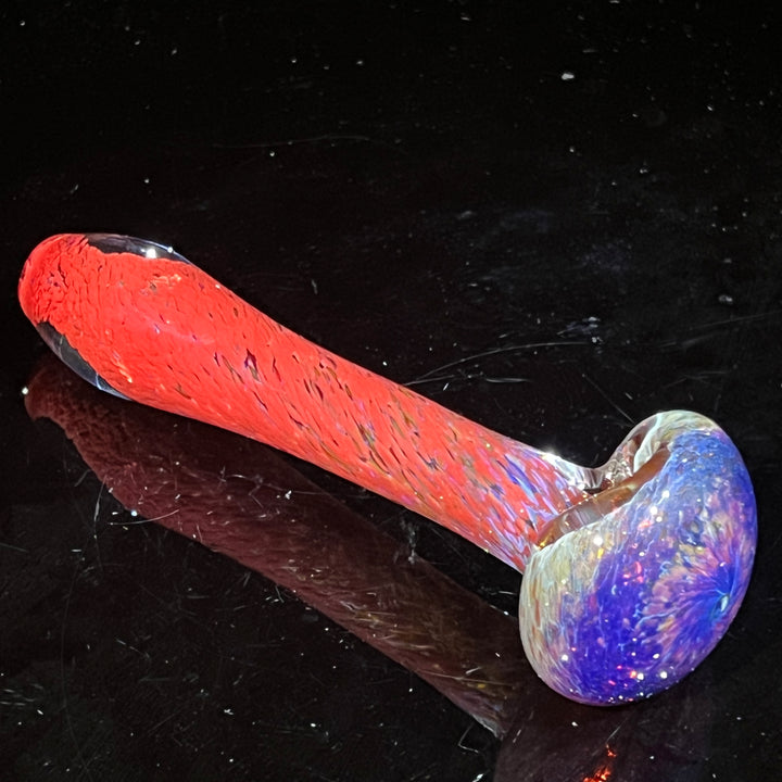 Purple Magic Red Frit Pipe Glass Pipe Beezy Glass