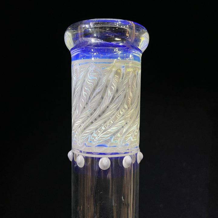 14" Double Bubble Color Rake Fumed Bong Glass Pipe Mary Jane's Glass