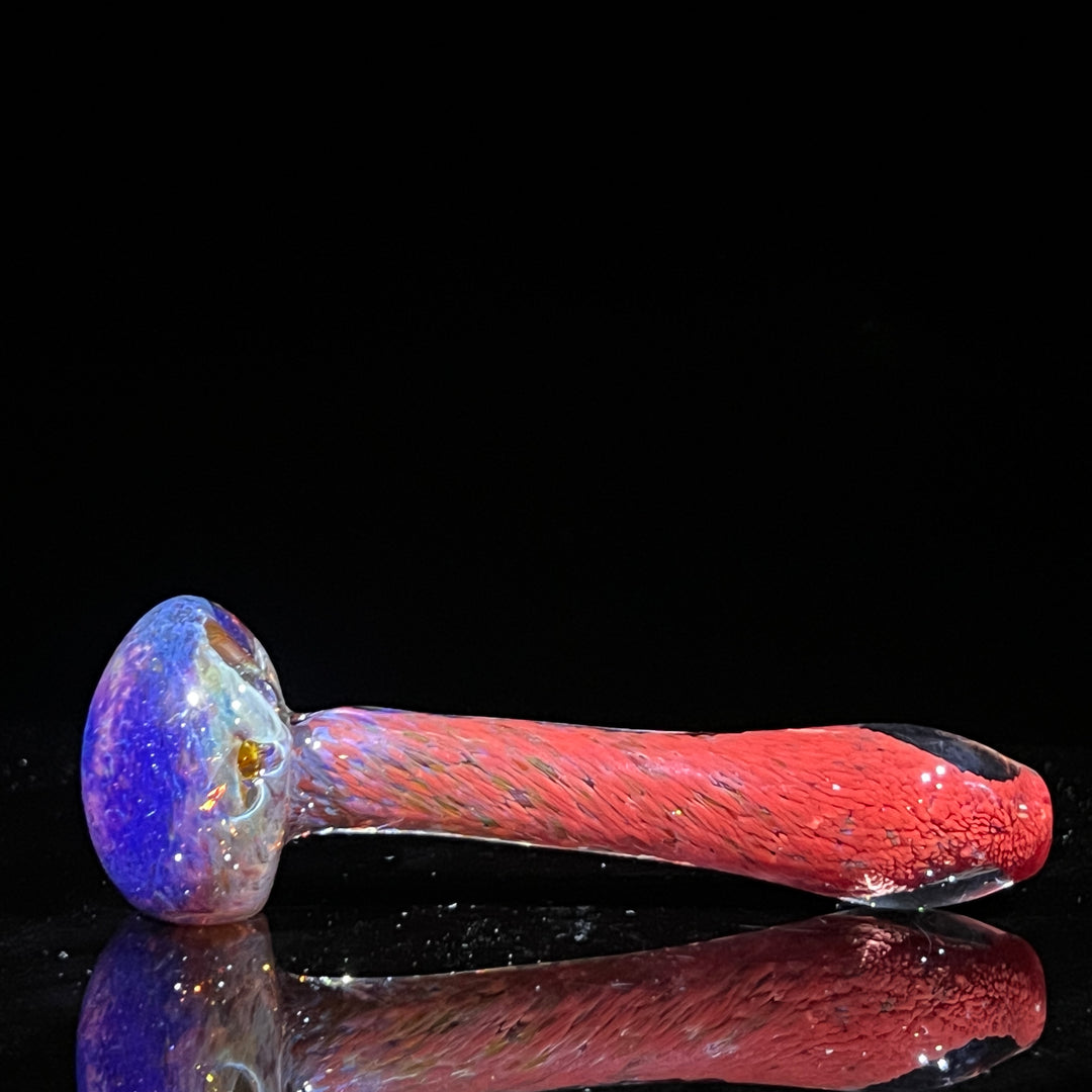 Purple Magic Red Frit Pipe Glass Pipe Beezy Glass